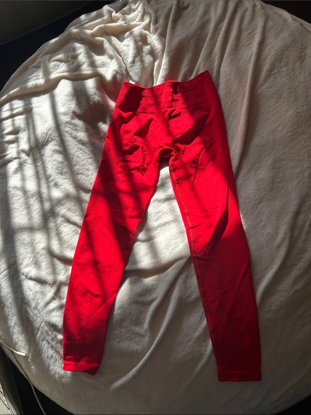Alphalete Red High-Waist Leggings